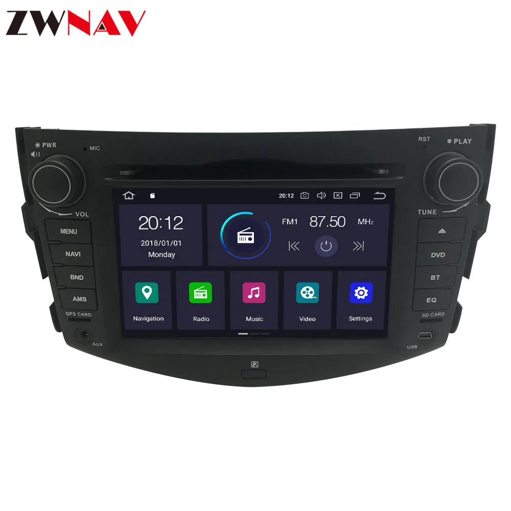 DSP Android 10,0 Автомобильный DVD стерео мультимедийный плеер для Toyota RAV4 2006-2012 радио gps Navi Аудио Видео головное устройство wifi стерео карта