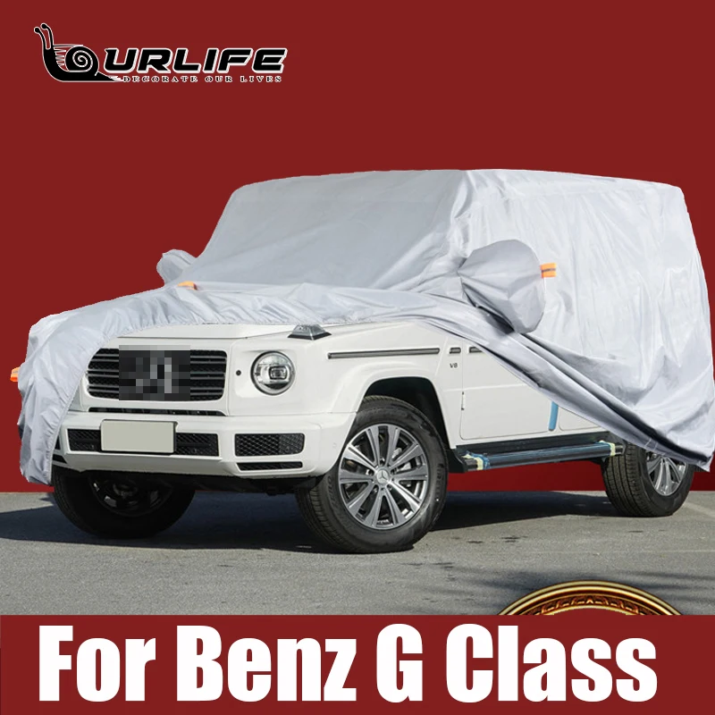 Can Adapt to All Kinds of Weather Color : A, Size : 2009 AMG G 55 Compatible with Mercedes-AMG Class G AMG LLHGYY Car Covers Thick and Cotton Velvet Hood 