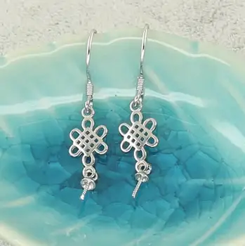 

New Arrival Earrings Mountings Findings Settings Jewelry Parts Fittings for Pearls Beads Stones Agate Coral Jade