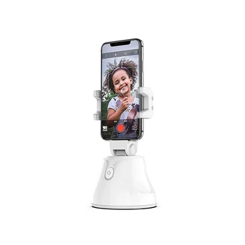 

360° Object Tracking Holder for Smart Phone Portable Smart Shooting Gimbal 360° Rotation Face Object Auto Tracking Phone Holder