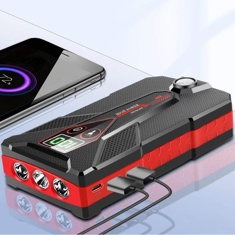 32800mah Auto-Starthilfe-Powerbank 1200a tragbares Not-Start-up-Ladegerät  Autobatterie-Booster-Ladegerät 12v Startgerät