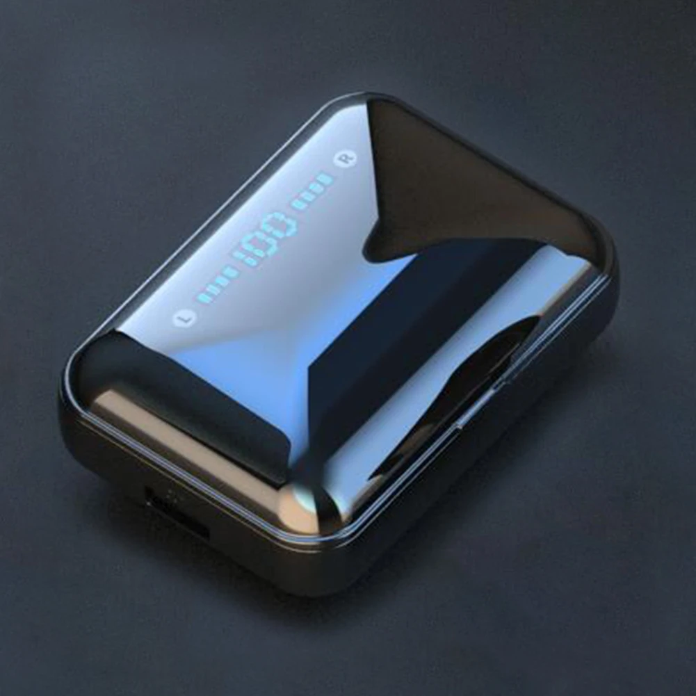 Bluetooth 5,0 портативный водонепроницаемый мини дисплей питания Led беспроводные наушники Handsfree Встроенный микрофон с зарядным устройством Автоматическое Сопряжение