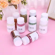 10 шт./партия, сделай сам, мыло ручной работы, цвет перламутровый, порошковая слюда, изготовление ювелирных изделий, заполненный эпоксидный пигмент M0XB