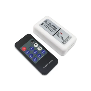 

DC12-24V 433M RF delay off wireless spotlight brightness led dimmer controller for led strip light dimming