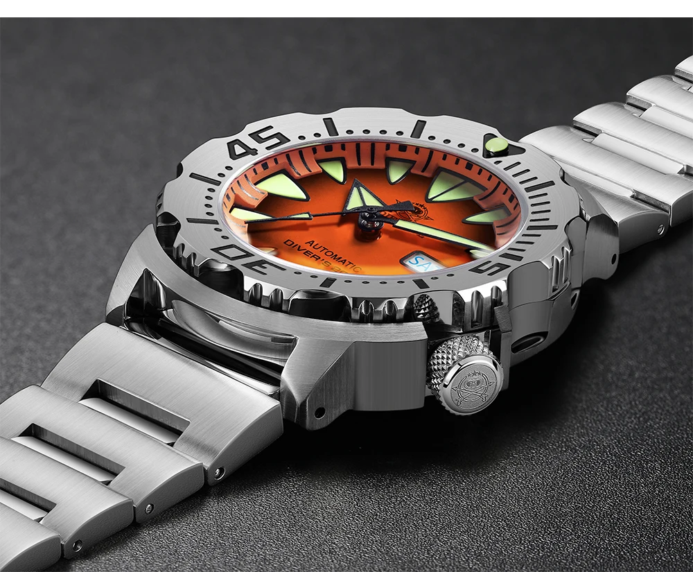 ADDIESDIVE AD2103 Brand 42MM Men NH36 Dive Watches with Week Steel Bezel watch captain willard Men's monster watch