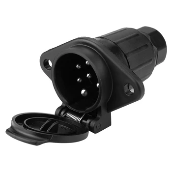 

24V 7 Pin Trailer Socket Towing Connector Adapter for Car Semi Trailer Truck Caravan araba aksesuar