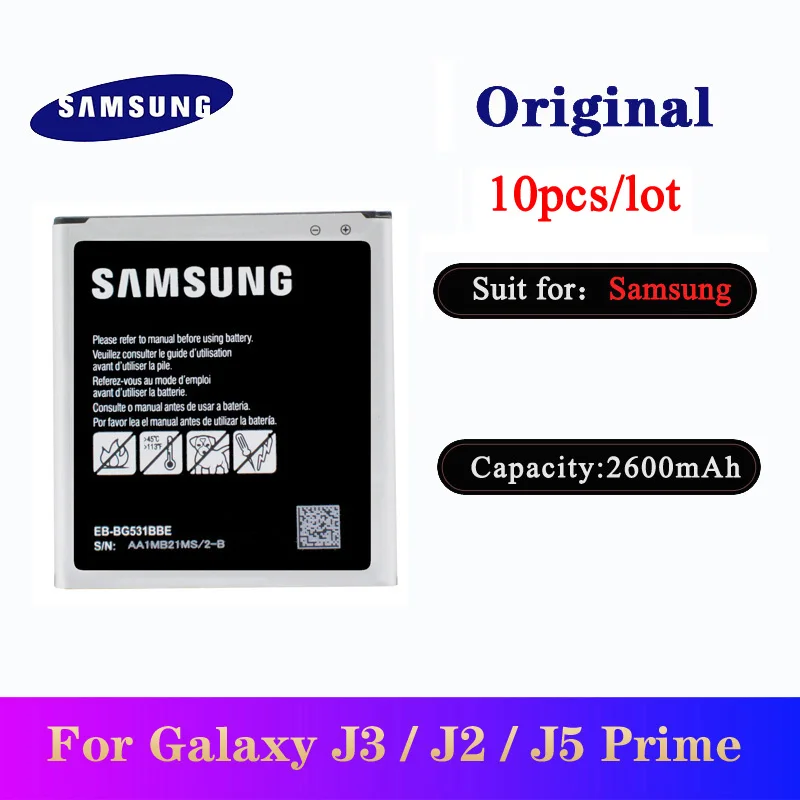10 шт./лот Оригинальная батарея для телефона фотосессия Samsung Galaxy Grand Prime J3 2016 /J2 prime
