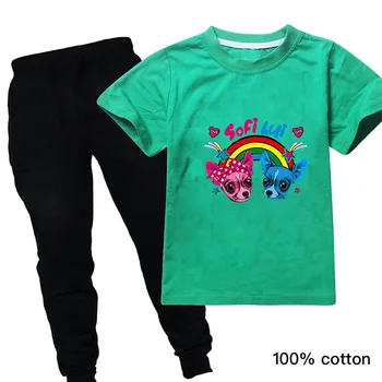 

Boys Outfits Kids T-shirt Girls 2020 Summer Clothes Baby Short Sleeve Me Contro Te Children Clothing Set 2PCS 4 8 To 12 16 Years