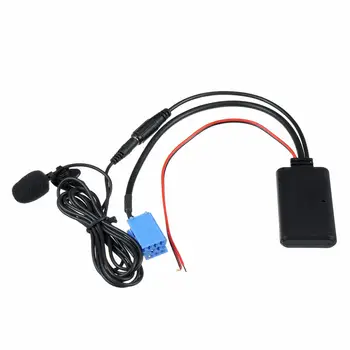 

bluetooth Aux Receiver Cable Adapter with Microphone For AUDI Chorus Concert for Blaupunkt For vw Delta Beta For VDO Becker