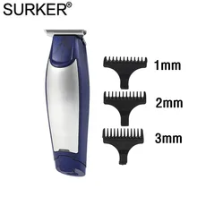 Surker USB Перезаряжаемый электрический триммер для волос, водонепроницаемая машинка для бритья бороды, бритва для стрижки волос для мужчин/детей