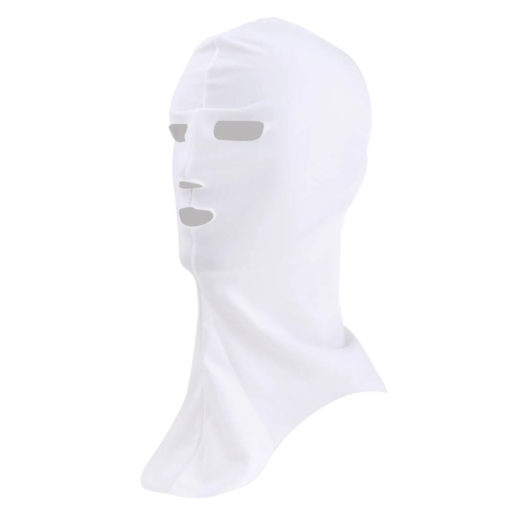 Swiming Diving Wetsuit Hood UV Sun Protection Full Face Mask Head Neck Cover Face Bikini Elastic Swim Cap