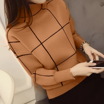 

Turtleneck Sweater Winter Thickening Warm Knitted Sweater Women Pullover Christmas Female Jumper Tops Womens Sweaters 2019