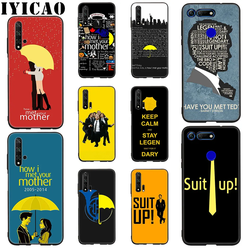 IYICAO How I Met ваша мама силиконовый мягкий чехол для Honor View 20 8C 8X8 9 10 Lite 6A 7C 7X 7A 9X20 Pro Note |