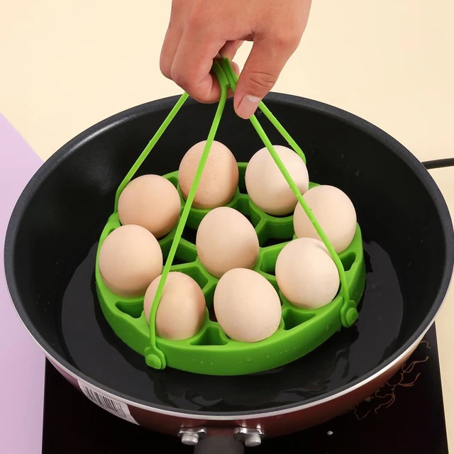 Silicone Egg Steamer Rack Insulation Pad Egg Steaming Tray Stand