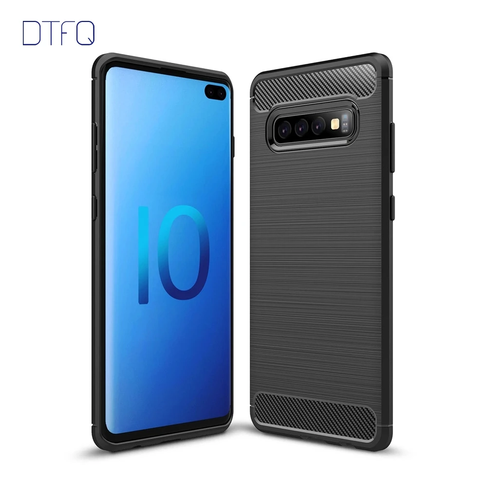 DTFQ Soft Matte TPU Case for Samsung S7 Edge S6 S8 S9 Plus Silicone Shockproof Cover Galaxy S10 5G S10e S10+ |