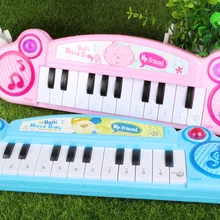 Мультфильм моделирование электронная клавиатура детская развивающая игрушка раннее образование Младенцы музыкальная игрушка пианино