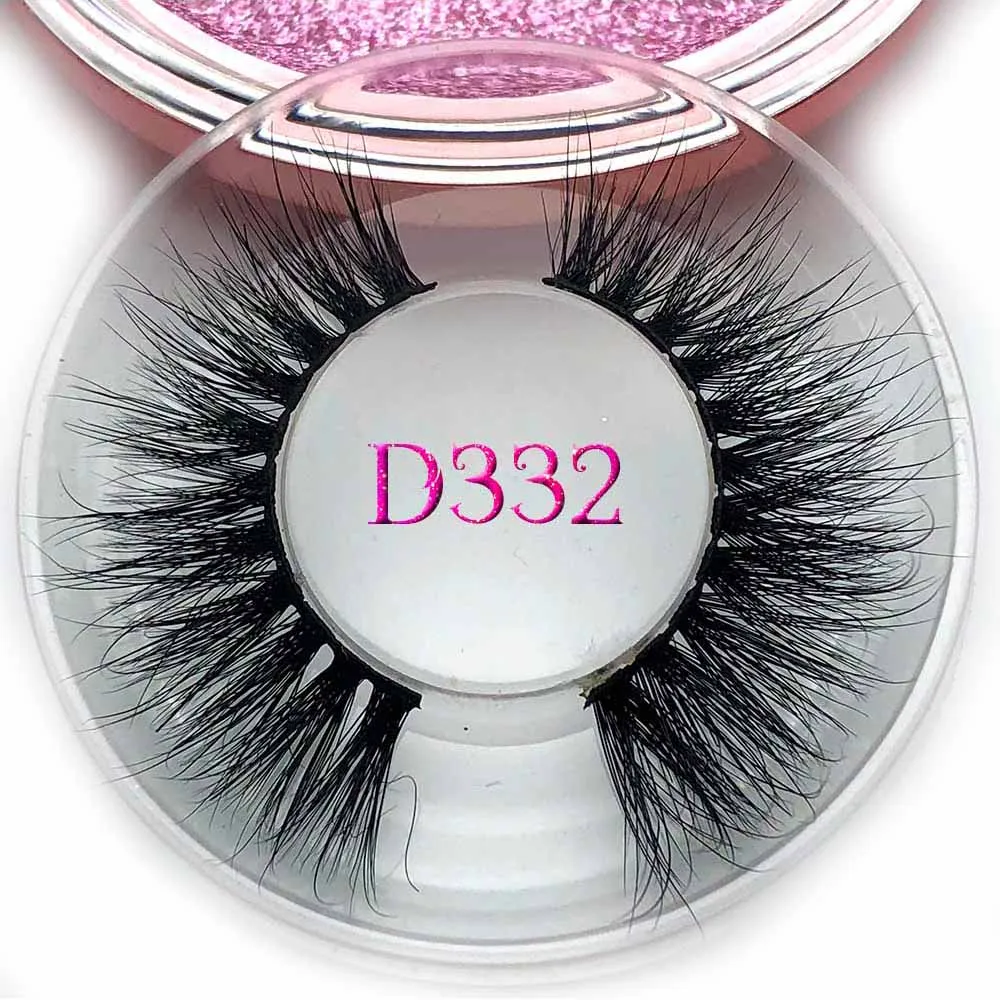 D332 Mikiwi D390, норковые ресницы, 3D, норковые ресницы, толстые, ручная работа, полная полоска, ресницы, безжалостные, роскошный макияж, драматические ресницы - Цвет: D332