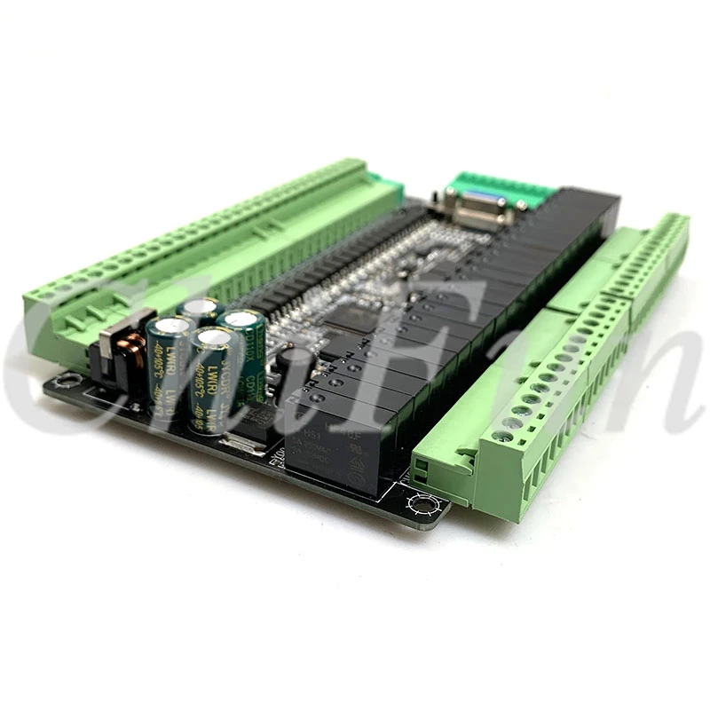Высокая скорость FX1N FX2N FX3U 48MR/40MR 24 входа релейный выход 6AD 2DA промышленная плата