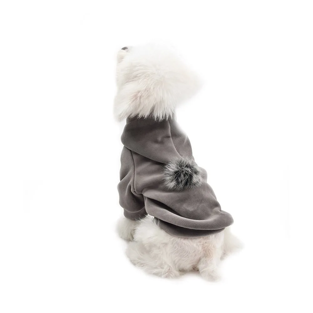 

Winter Warm Cat Dog Hooded Coat Soft Pet Clothes For Small Dogs Cats Yorkshire Chihuahua Pullovers Pets Clothing