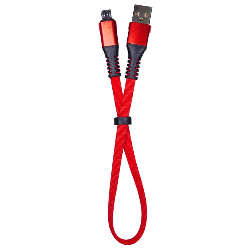 Кабель Micro usb 2.4A кабель быстрой зарядки для samsung xiaomi LG Tablet Android мобильный телефон usb зарядный шнур - Цвет: Красный