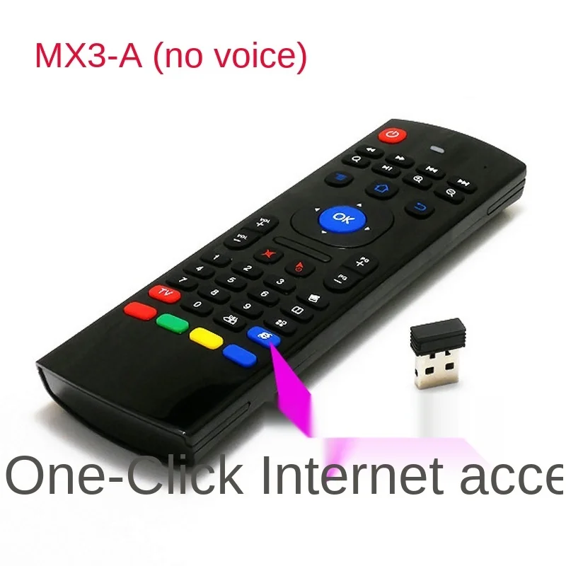 MX3 voice flying mouse 2.4G double-sided air remote control mx3-m C120 I8 wireless mini keyboard 