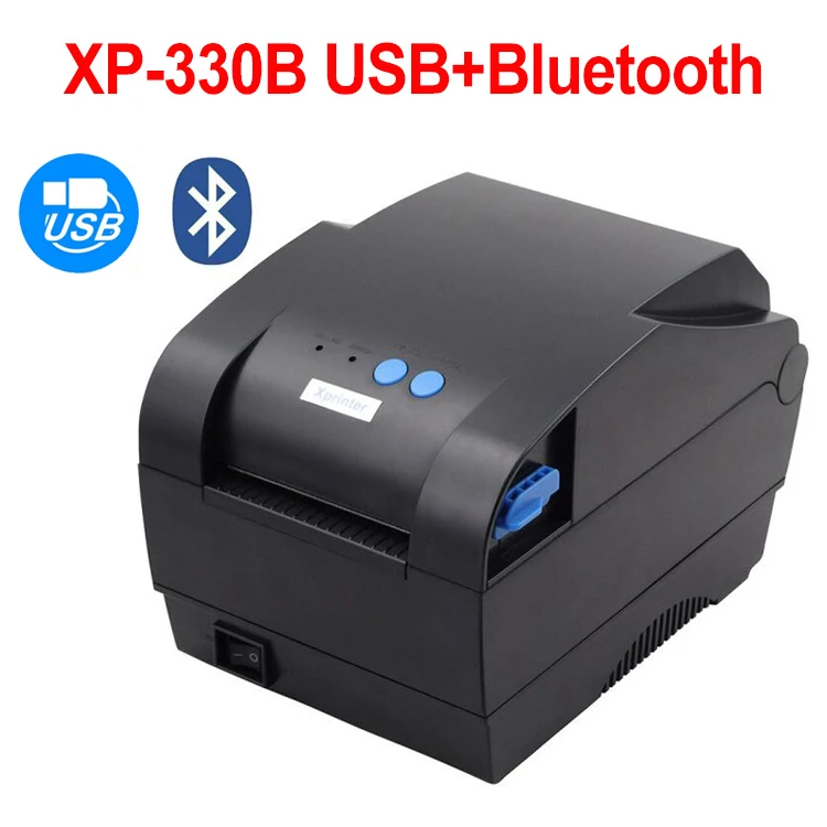 mini thermal printer bluetooth Xprinter 80mm Thermal Label Printer 20mm-80mm Barcode Sticker Printer Bluetooth Printer 365B 370B 330B LAN Bluetooth USB sprocket mini printer Printers