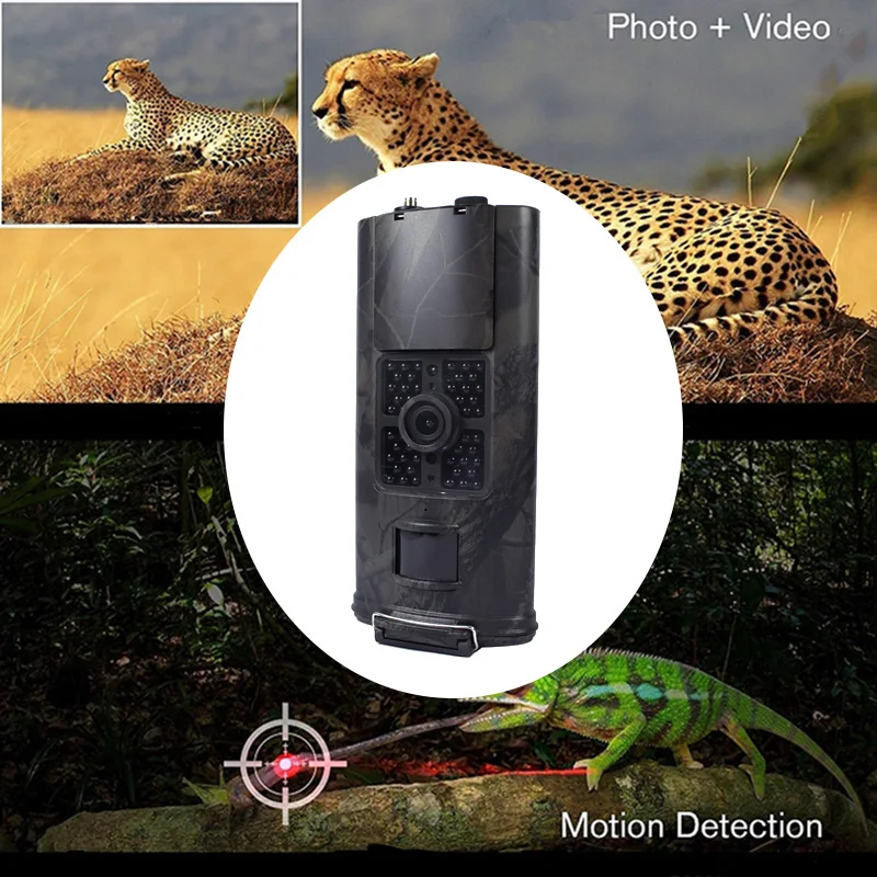 ИК-камера для охоты портативная многофункциональная HC-700M Trail 16MP 2G MMS GPRS 1080p HD животная дикая природа Фото Наблюдение