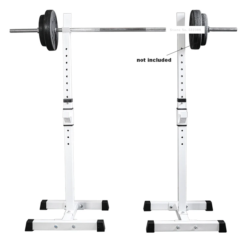 Supporto Squat Per Bilanciere Multifunzionale 8-Gear H Otto Regolazioni Bilanciere Per Sollevamento Pesi Tipo Split Squat Rack Bilanciere Semi-Frame