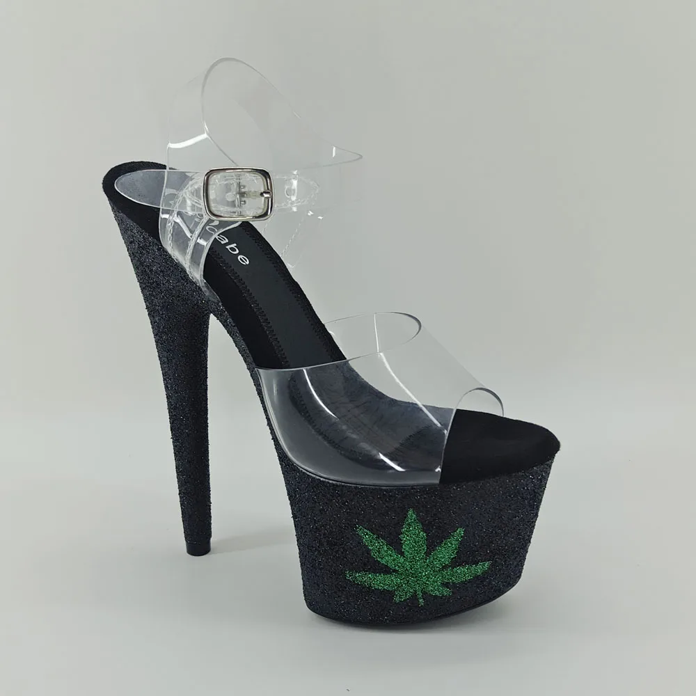 Leecabe 17CM/7Inch Women's Platform Sandals party High Heels Shoes Pole Dancing Shoes - Цвет: Same As Picture