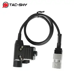 Casque tactique U94 PTT 6 broches, pour boîte virtuelle de Radio militaire, modèle de Simulation AN/prs TAC SKY 152a 152, 148 