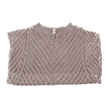 Женское кружевное вязаное бикини, купальник, прозрачные пляжные платья