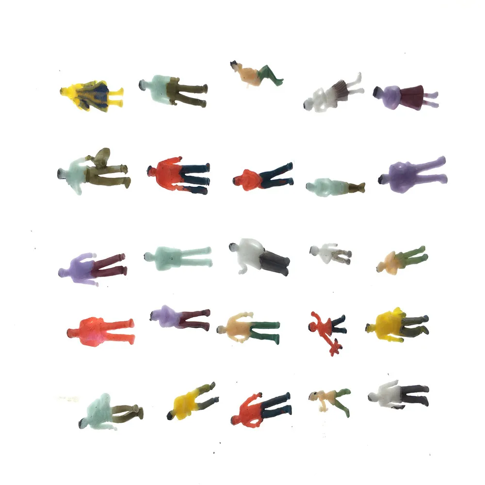 100pcs 1/150 Scale Building Model People Figures Painted Toys For Diorama Miniature Architecture Model Making 200pcs Mannequin - Image 3