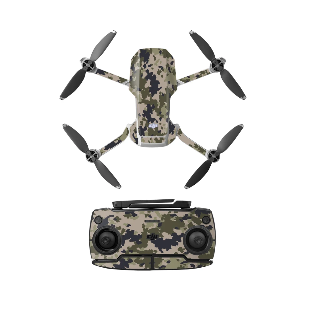 Desert Camo Для DJI Mavic мини ПВХ наклейки водонепроницаемый кожный обертывание протектор для дрона тело руки и пульт дистанционного управления для Mavic мини аксессуары - Цвет: Desert Camo
