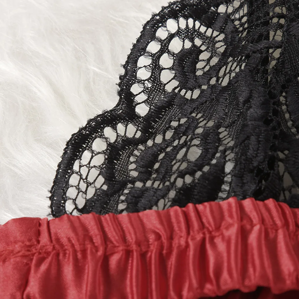 V-string Женские трусики стринги, сексуальное женское белье, стринги с бантом, женское прозрачное кружевное нижнее белье Bielizna damsk, экстремальные Трусы женски#5