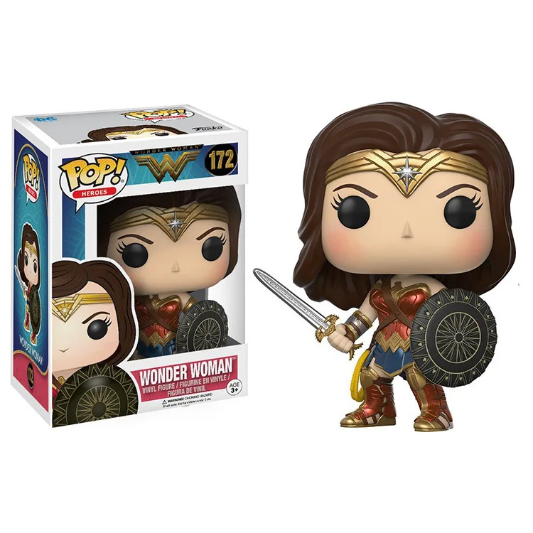 Funko DC Flash вспышка Бэтмен чудо женщина Гараж Комплект модель фигуры