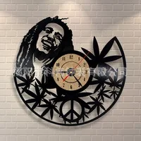 Europe And America Fashion Vinyl Wall Clock Creative Wall Clock Living Room Library Decoration Vinyl Clock