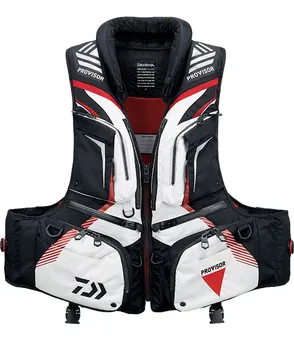 

NEW Arrival TOP Quality Daiwa Fishing Vest High Density Polyester Life Jackets Buoyancy Windproof Multi-Pockets Fishing Vests
