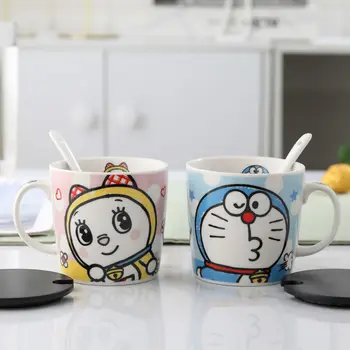 

Exquisite Ceramic Cup To Send Spoon To Send Large Capacity Coffee Cup Mug Big Drink Cup Couple Cup Stainless Steel Cup Tumbler