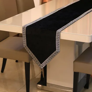 

High-end Table Runner Flagcover Cloth European Bed Runner Simple Color Table Cloth with new chinese tradition style