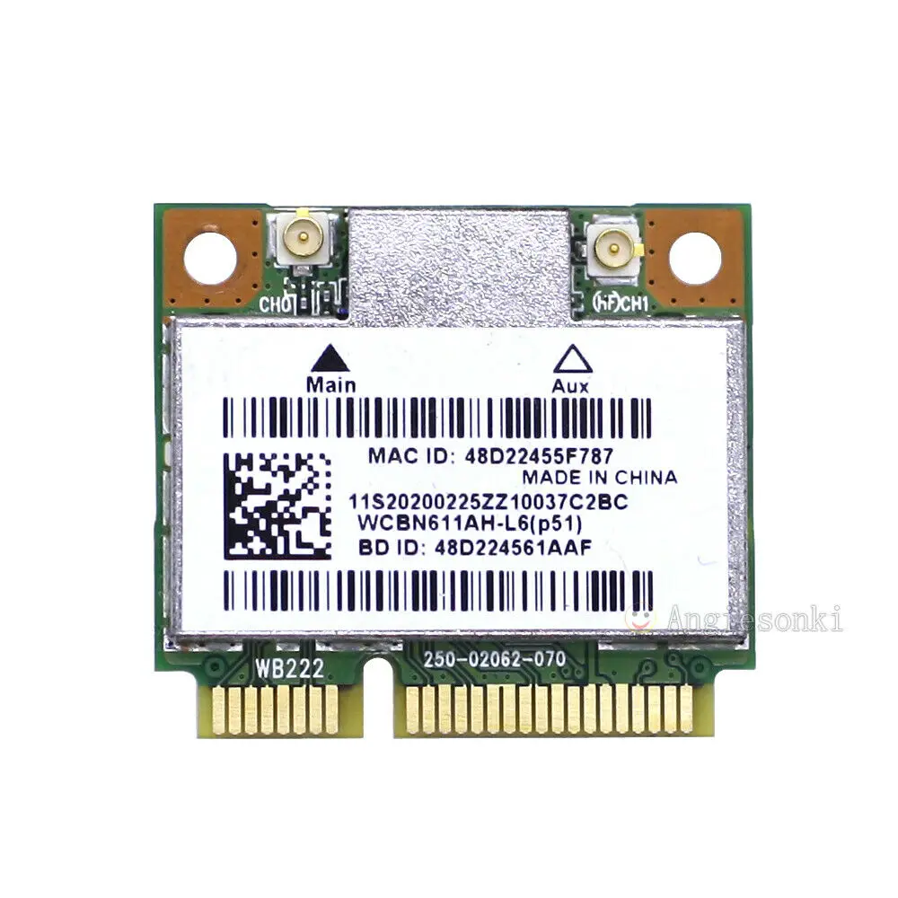 AR5B22 Двухдиапазонная WIFI WLAN Карта BT 4 0 для Lenovo Y480 Y510p Y500 Y410p Y430p | Компьютеры и офис