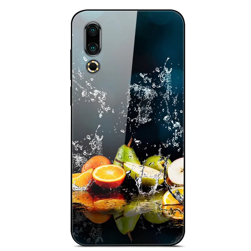 Чехол для Meizu 16 s, чехол из закаленного стекла «Планета космос», стеклянный чехол для Meizu 16 s, Coque Shell для Meizu 16 s 16S Fundas
