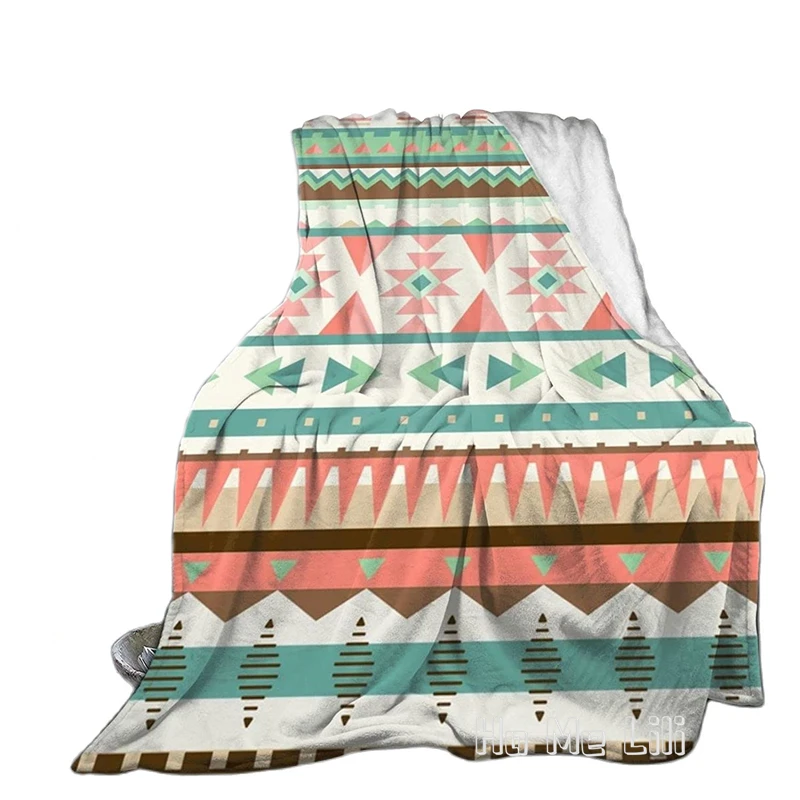 

Bohemian Style Elephant Ultra Soft Warm Cozy Lightweight Animal Flannel Blanket For Home Travel Couch Bed Men Women Kids