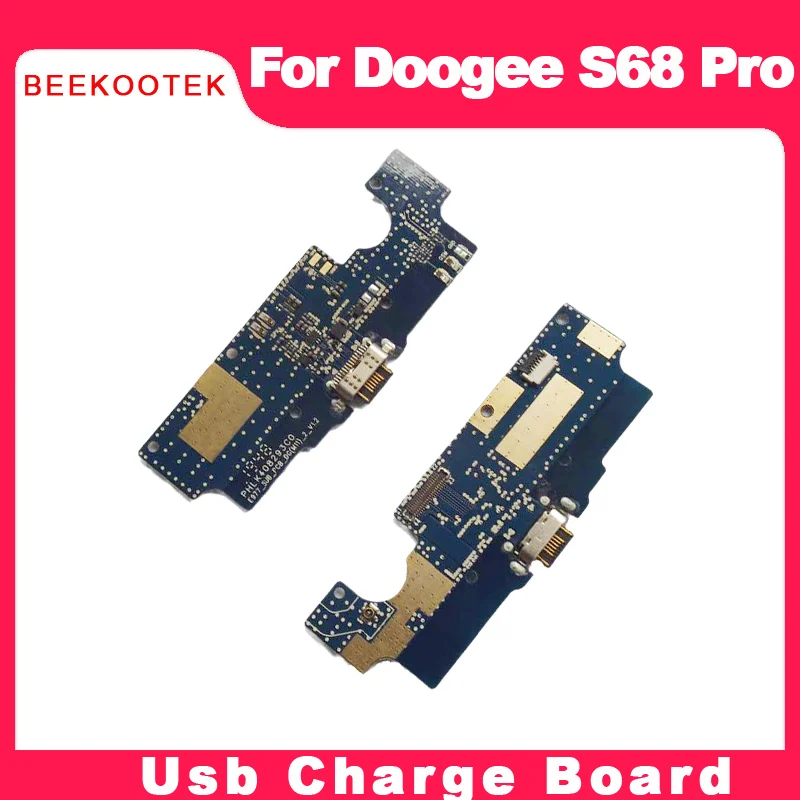 Doogee-Placa de puerto de carga S68 Pro, Cable flexible para teléfono inteligente Doogee S68 Pro, pieza de reparación del puerto de carga tipo C