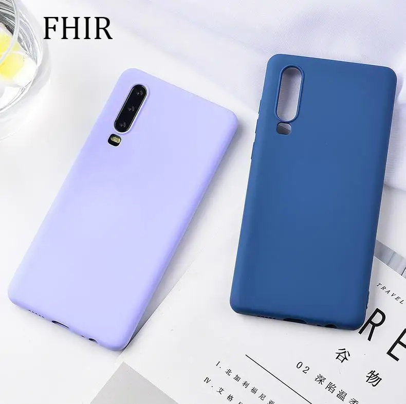 Жидкий силиконовый мягкий чехол для huawei P20 P30 Lite Pro mate 20 30 Nova 5 5i 3 3i Оригинальный Honor