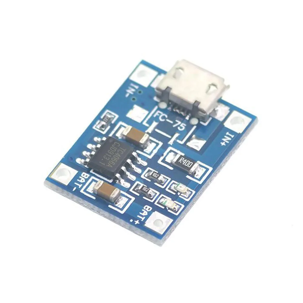 5 шт. TP4056 1A литиевая батарея майка зарядка через usb модуль питания плата микро интерфейс