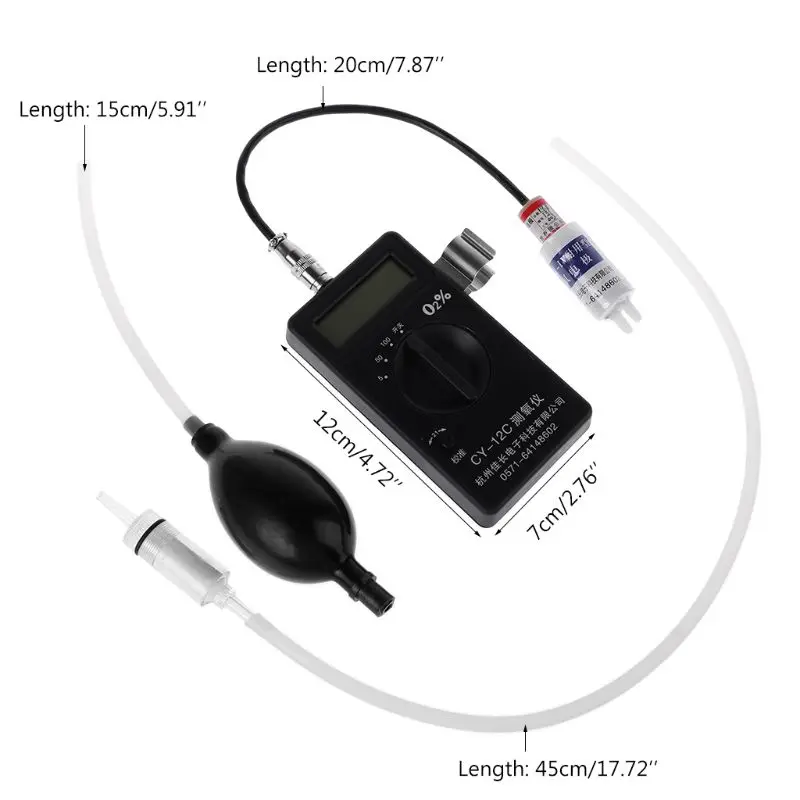 高濃度 酸素濃度計 CY-12C ※ペット用酸素室に※新品電池2本付き Amazon | BMGAINT CY-12Cポータブル酸素濃度計 酸素濃度測定器