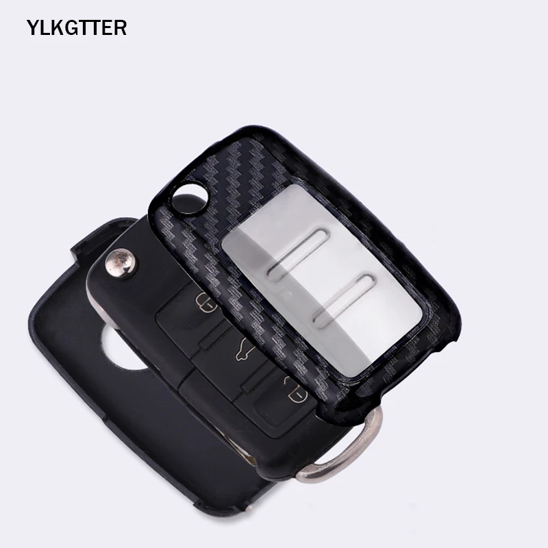 YLKGTTER Автомобильный ключ пальто применимо к Volkswagen Sagitar LaVida Golf6 POLO Tiguan Passat полоса защиты оболочки сделано PC материал