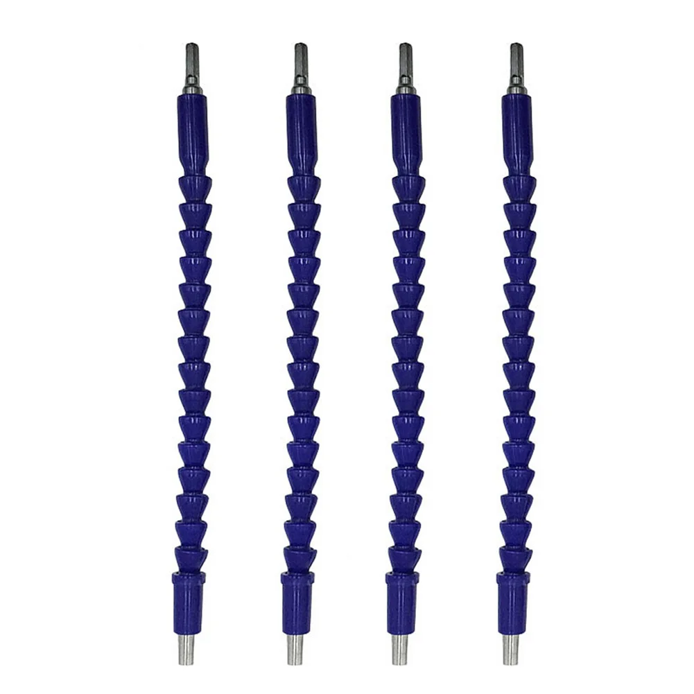 Blue Горячая 4 шт 11,8 дюймов гибкое сверло расширение с винтовым сверлом держатель 295 мм LSK99 - Цвет: Blue