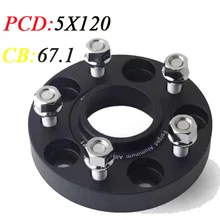 

Wheel Spacers 5x120 Hubcentric 67.1mm Car Aluminum Wheel Spacer Adapter 15/20/25/30mm Flange For Chevrolet Camaro Separadores