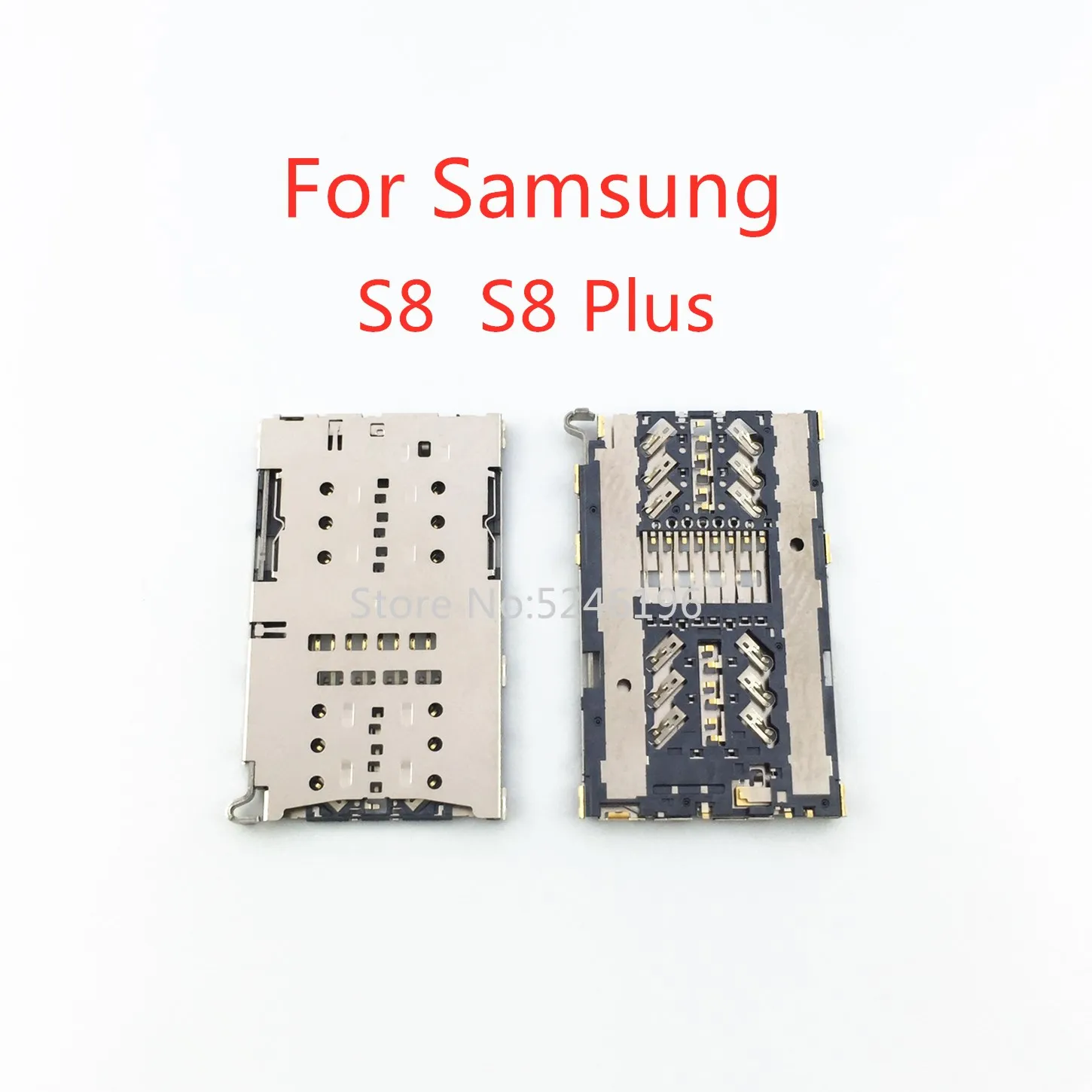 Для Samsung Galaxy S8 G950F G950U Plus + G955F G955U лоток для чтения sim-карт Micro SD слот карт памяти